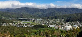 View of Wainuiomata from Wainuiomata Hill in 2025 - © wainuiomata.net