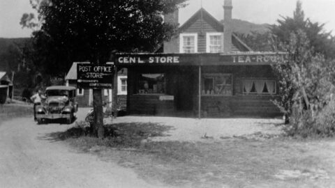 The McIlvride family & home / general store / post office / tea room - c1888 - Wainuiomata Historic Museum Society