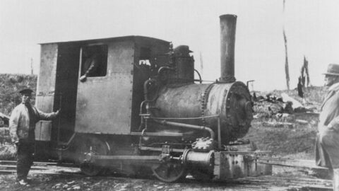 A locomotive from Marrawah Tramway in Tasmania