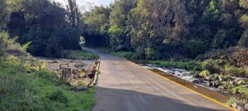 Catchpool Stream & Ford on Catchpool Road - 2025 - © wainuiomata.net