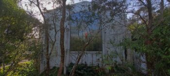 Back wall of St John Church - 2025 - © wainuiomata.net