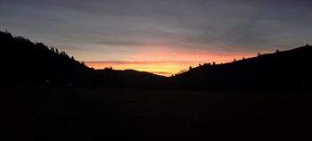 Sunset @ Hine Road Recreation Area - 2025 - © wainuiomata.net