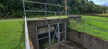 Chlorination Plant Pipe Access - 2022 - © wainuiomata.net