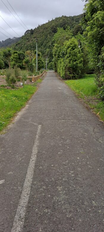 Footpath where the water race runs underneath - 2025 - © wainuiomata.net