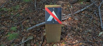 No camping in the abandoned Grace's Stream Campsite - 2025 - © wainuiomata.net