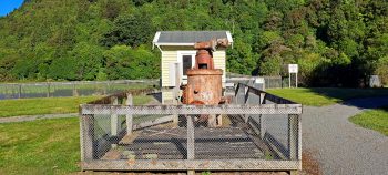 Kinney Strainer at Lower Dam - 2026 - © wainuiomata.net