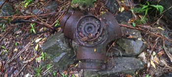 Kittyhawk propeller hub near Skerretts Creek - 2026 - © wainuiomata.net
