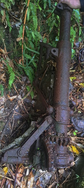 Kittyhawk landing gear near Skerretts Creek - 2026 - © wainuiomata.net