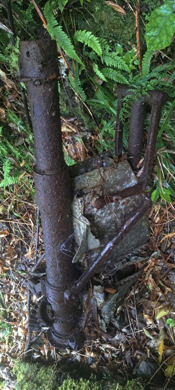 Kittyhawk landing gear near Skerretts Creek - 2026 - © wainuiomata.net