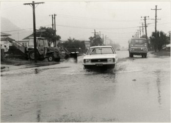 Wise Street Wainuiomata Flood in 1985