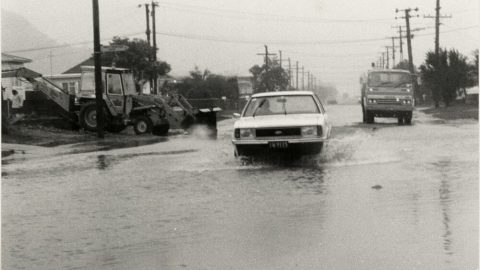 Wise Street Wainuiomata Flood in 1985