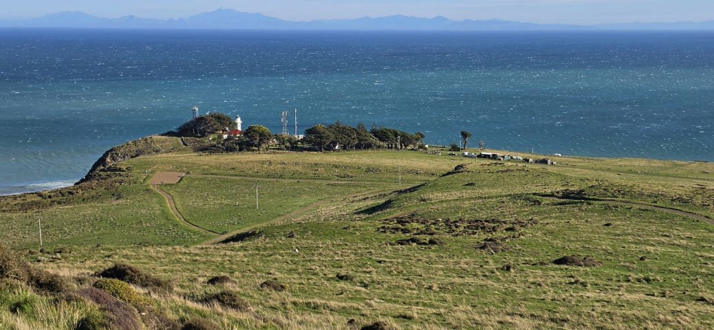 Baring Head seen from Para Hill - 2026 - © wainuiomata.net