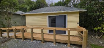 New toilet block next to the Rangers Office - 2026 - © wainuiomata.net
